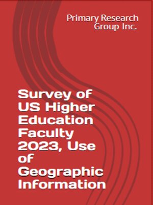 cover image of Survey of US Higher Education Faculty 2023